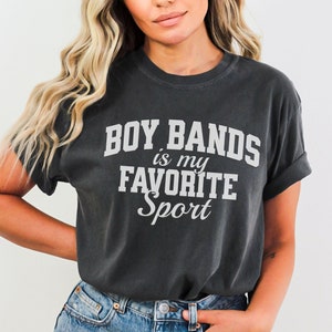 Boy bands shirt Comfort colors gift for 90s music lover tshirt, Boy band fan graphic tee Christmas gift funny reunion era t shirt