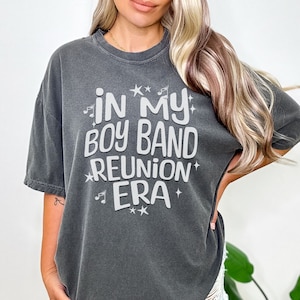Boy bands shirt Comfort colors gift for 90s music lover tshirt, Boy band fan graphic tee Christmas gift funny reunion era t shirt
