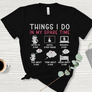 Kpop shirt gift for korean music lover, Cute K-pop t-shirt gift for teen, Kpop graphic tee for girlfriend kpop fan