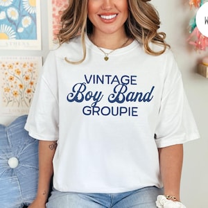 Boy bands shirt Comfort colors gift for 90s music lover tshirt, Boy band fan graphic tee concert gift funny reunion era t shirt
