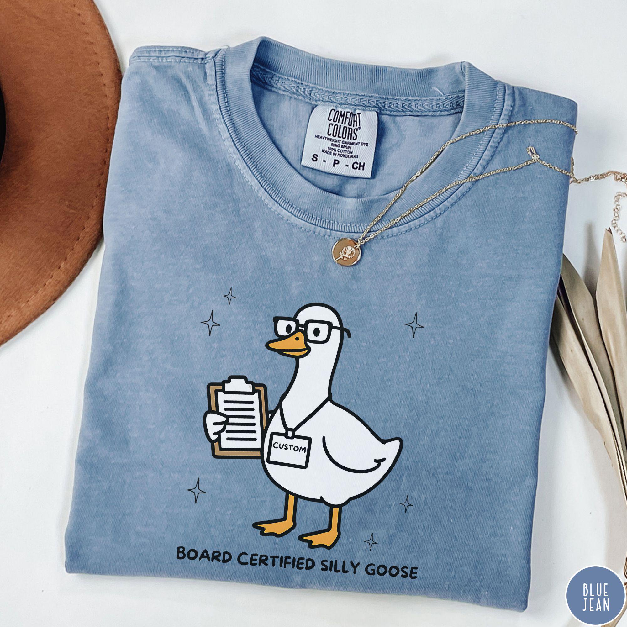 Silly Goose Behavior Analyst Shirt Comfort Colors, Certified Analyst Gift, ABA Therapist Gift, Behavior Specialist Shirt, Graduation Gift