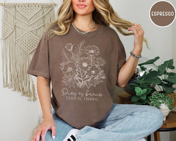 Camisa Cristiana for Hispanic, Christian Shirt in Spanish, Dios Es