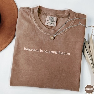 Behavior Technician Shirt Comfort Colors, ABA Therapist Gift, Behavior Specialist Shirt, Therapy Graduation Gift
