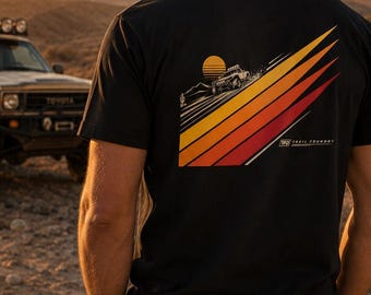 Trail Foundry Retro Off Road T-Shirt, Toyota Inspired Desert Racing Tee, Overland Graphic Shirt, 4x4 Adventure Apparel