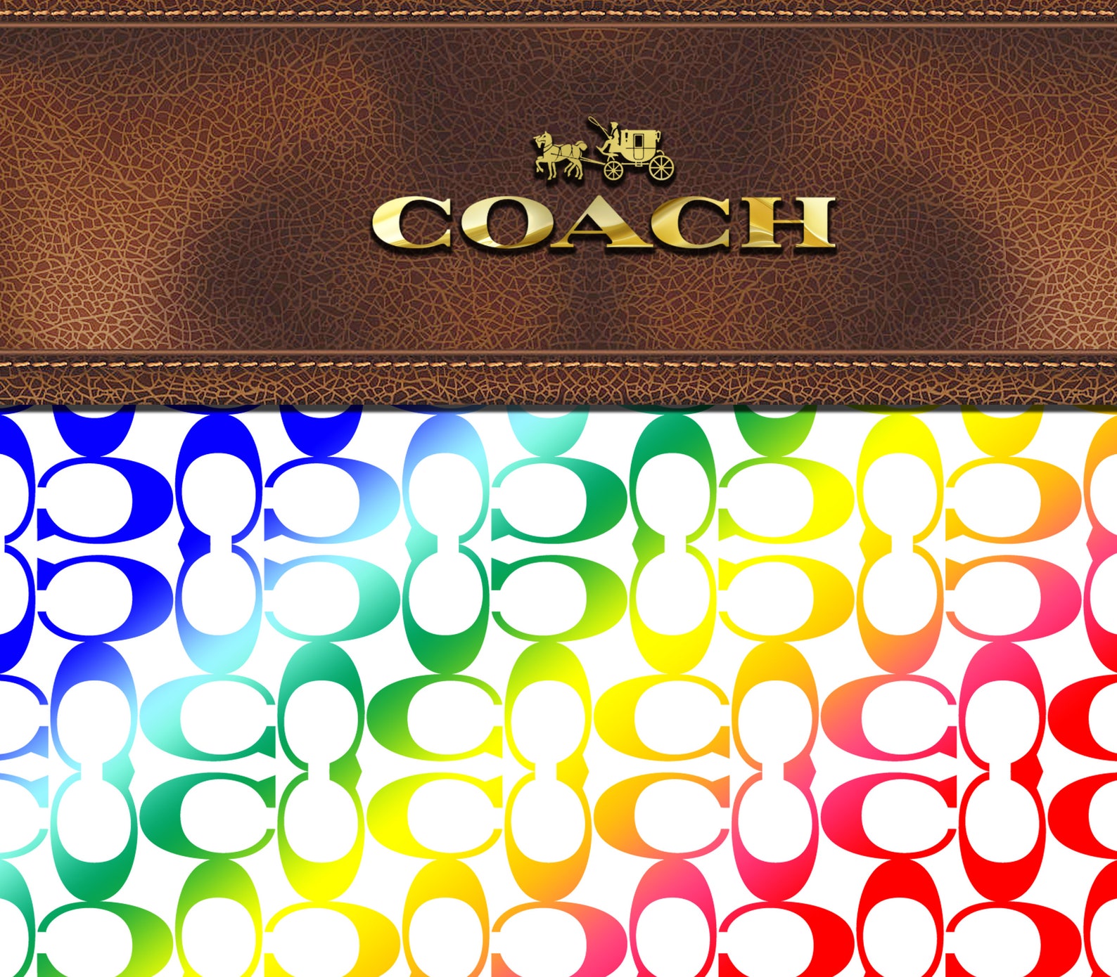 Coach Tumbler Wrap 20 Oz. Skinny Tumbler Etsy