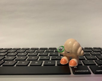 Life Size 3D Printed Marcel the Shell with Shoes On with his feet together! A24