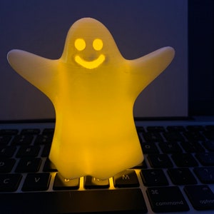 3D Printed Ghost Tea Light.