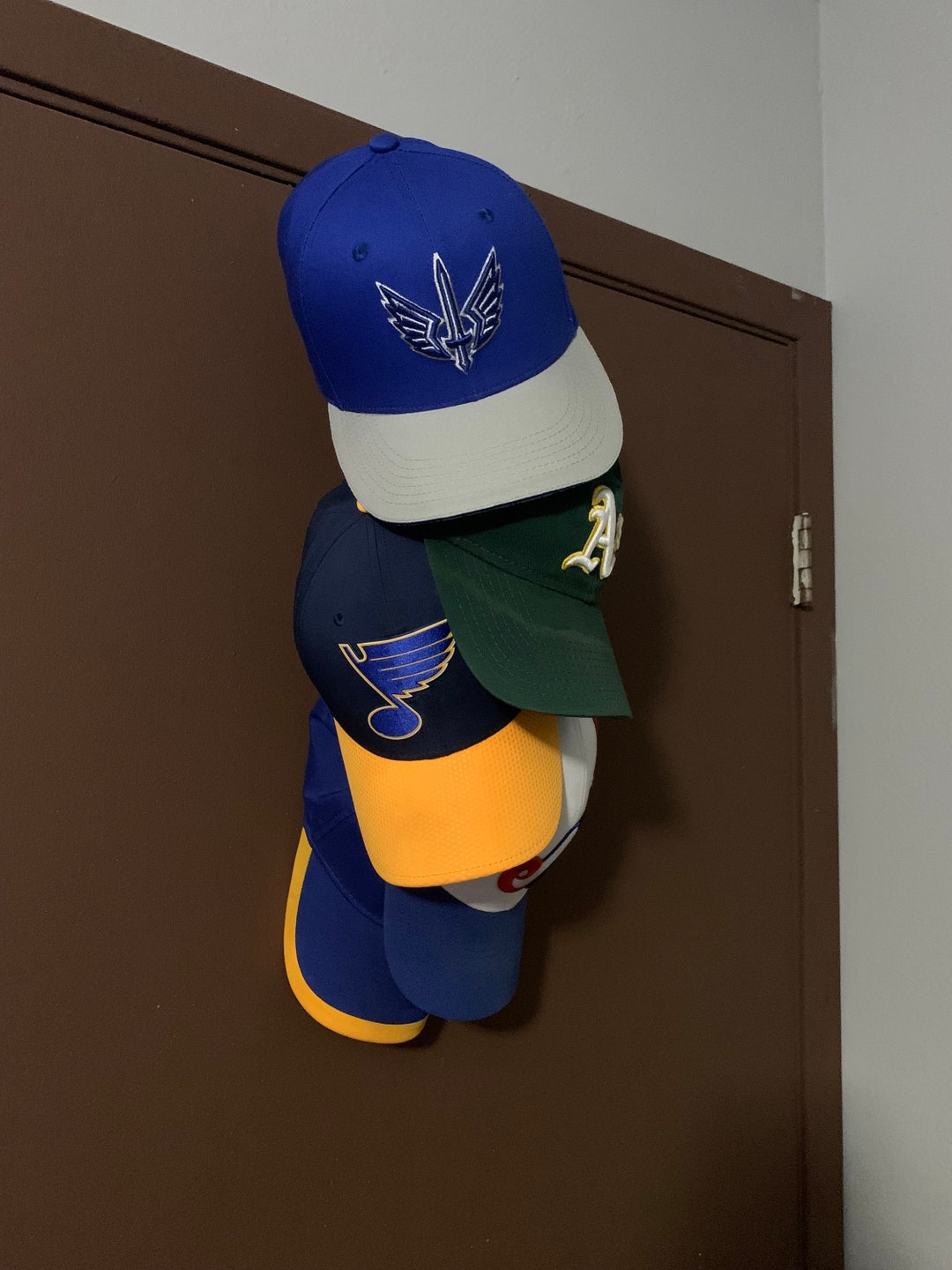 3D Printed Door Mounted Hat Rack - Etsy