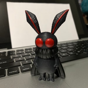 3D printed Chibi Mothman!