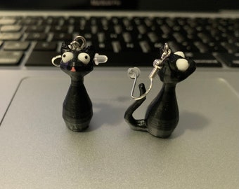 3D printed Cat Earrings