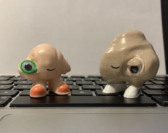 Nanna Connie and Marcel the Shell with Shoes On! 3D printed and custom painted ‘life sized’ figures. A24