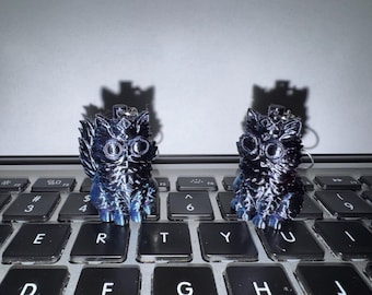 Princess Donut Earrings 3D Printed