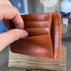 Hide & Drink, Leather Tiny Coin Holder Keychain/Key  Ring/Holder/Pouch/Case/Accessories, Handmade Includes 101 Year Warranty ::  Bourbon Brown