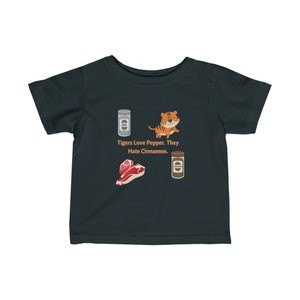Tigers love pepper Infant Fine Jersey Tee image 3
