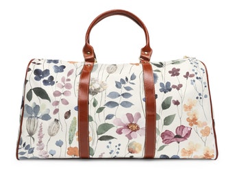 Floral Waterproof Travel Bag