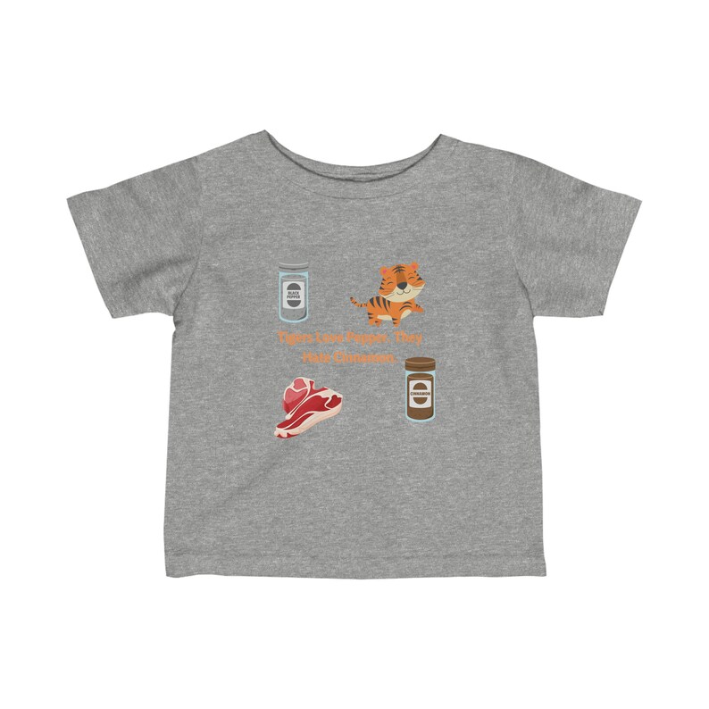 Tigers love pepper Infant Fine Jersey Tee image 5