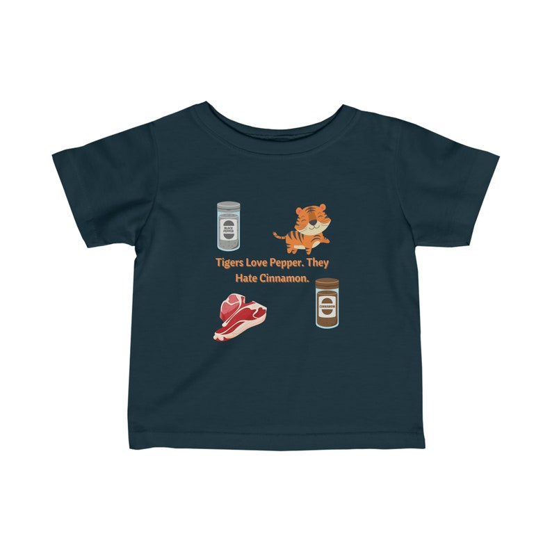 Tigers love pepper Infant Fine Jersey Tee image 7