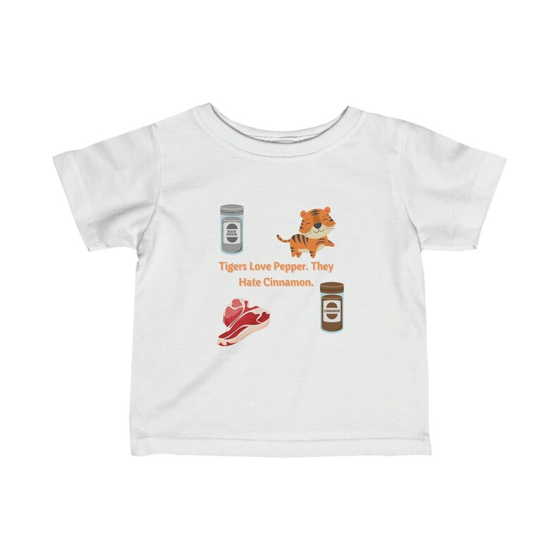 Tigers love pepper Infant Fine Jersey Tee image 1