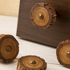Natural Wood Stump Knob