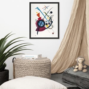 Violet(1923) litograph print in high resolution by Wassily Kandinsky