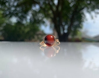 Brownish-red Fall Ring