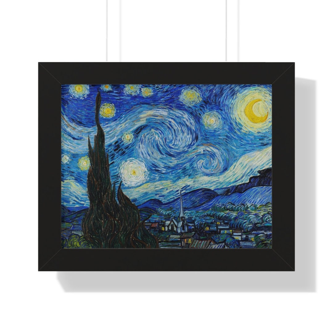 Die Sternennacht von Vincent Van Gogh 1889 Etsy Österreich Die Sternennacht von Vincent Van Gogh 1889 Etsy Österreich