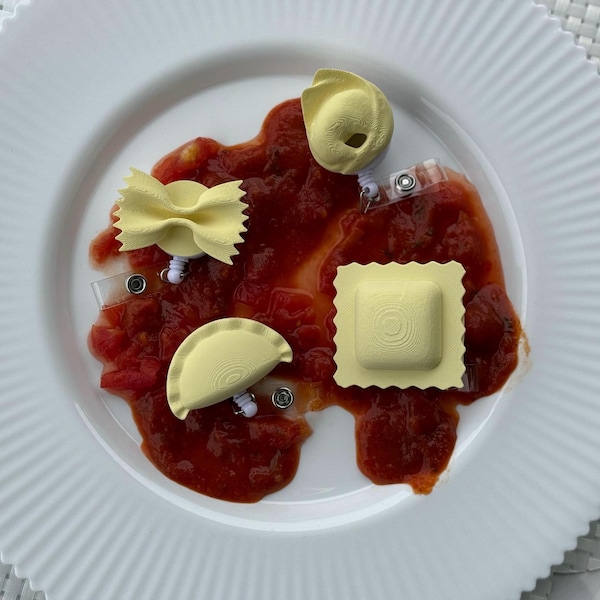 Carrete de insignias de pasta