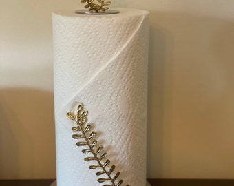 Kitchen Paper Towel Holder - Gold Tree Design with Marble Base – Turkish  Style US - Luxury Home Decor & Gifts