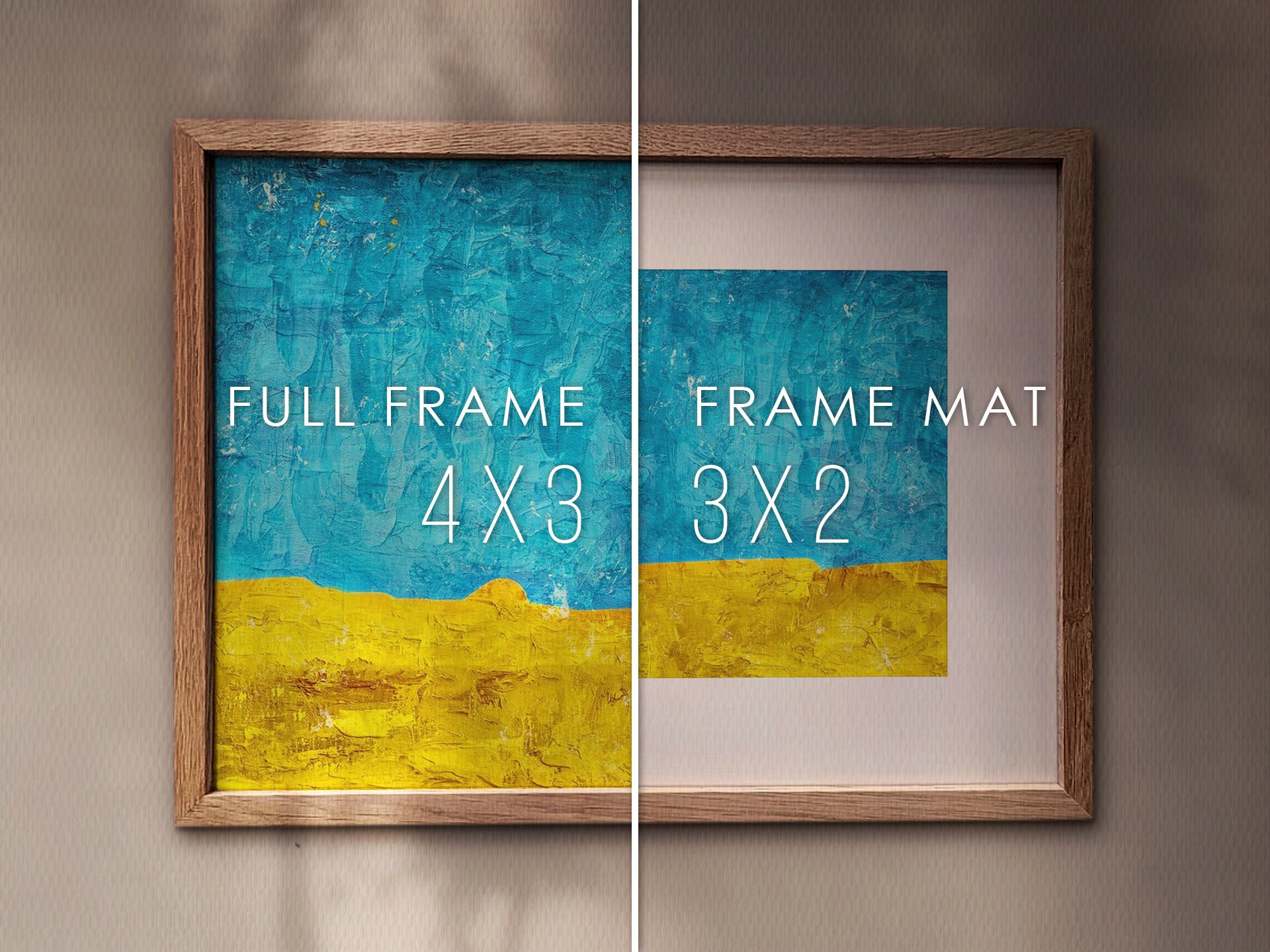 Template Video Mockup, Listing Animation for 4x3 &3x2 Prints