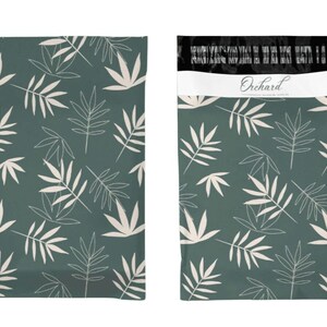 15.5cm x 23cm Leaf Poly Mailer, Packaging Supplies, Cute Packaging 6inch x 9inch Small Size Mailer