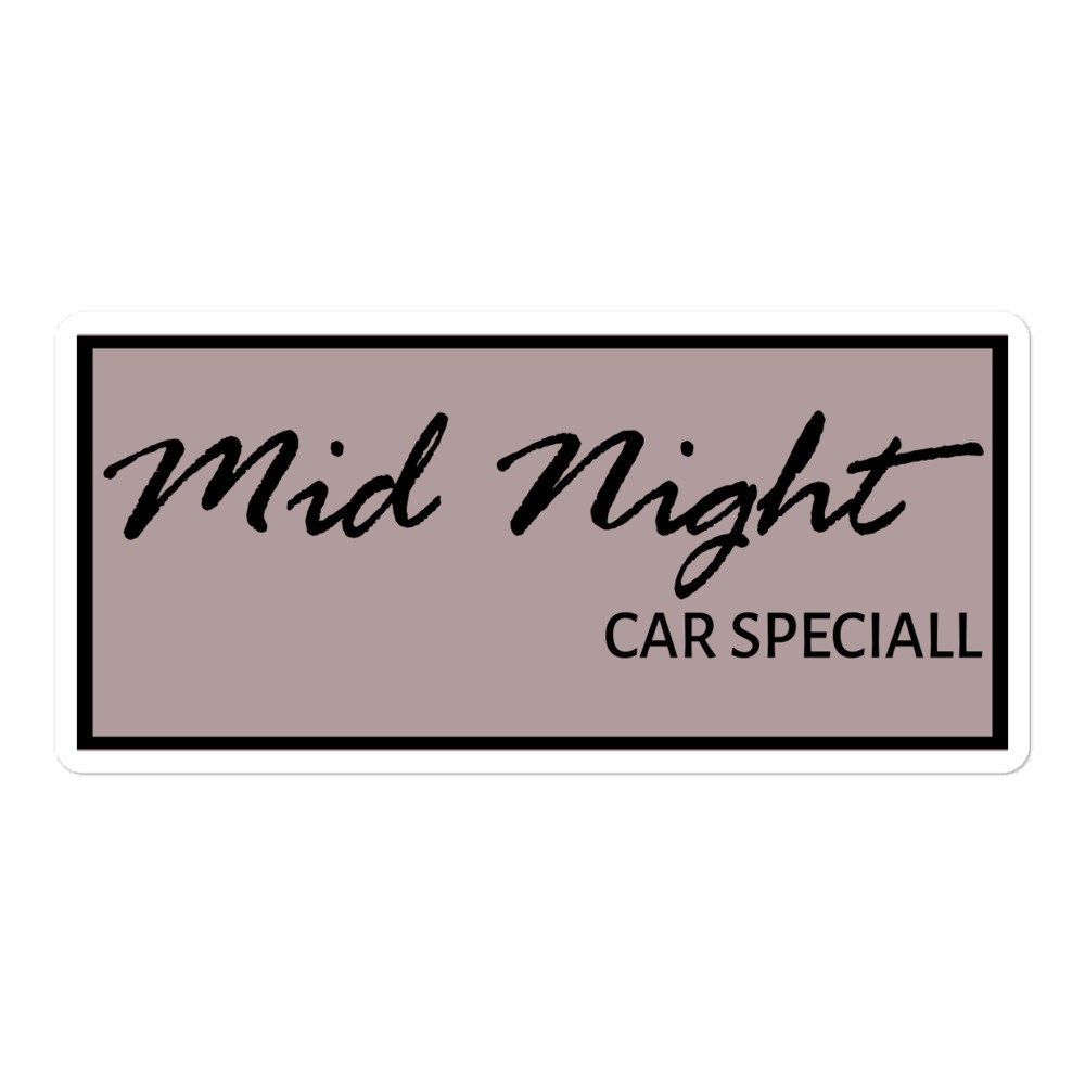 Midnight car special sticker deals