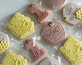 Cortador e carimbo de biscoitos do Ursinho Pooh, querido