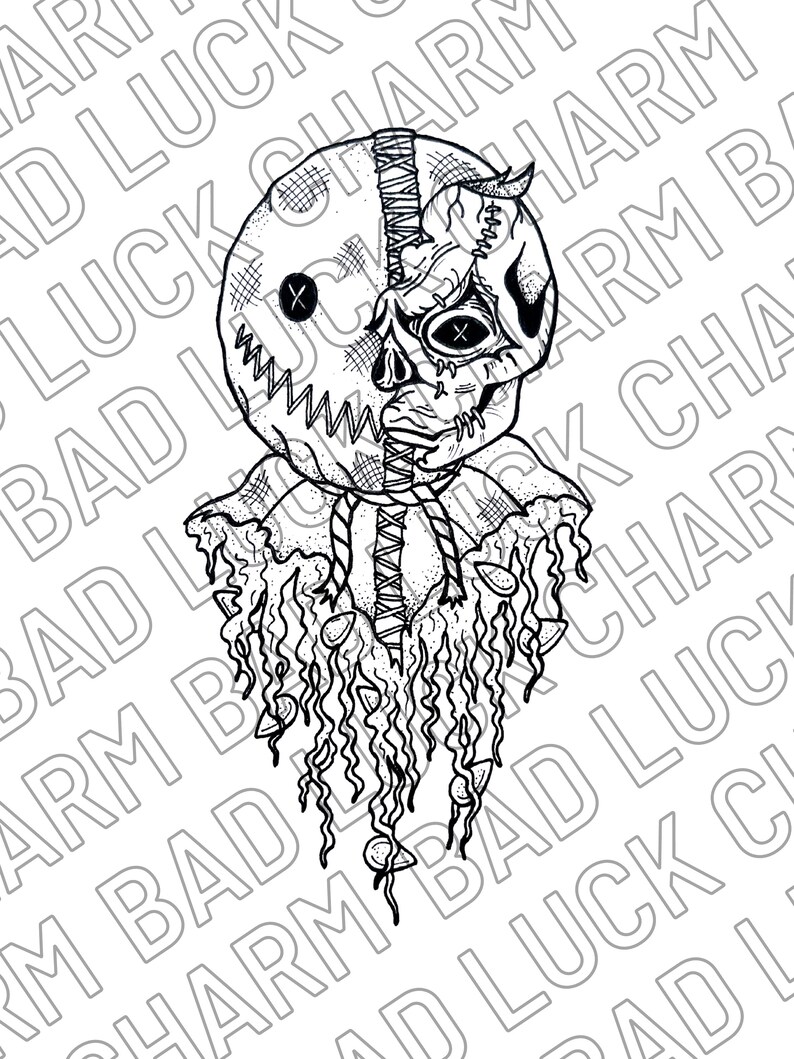 Trick R' Treat Sam Tattoo Design - Etsy UK
