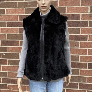 Fur gilet coat shop
