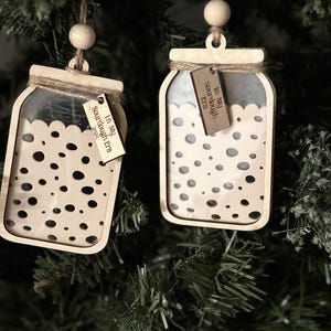 Sourdough Jar Ornament - Sourdough Starter Ornament - Sourdough Christmas Ornament - Sourdough Gift - Christmas 2024
