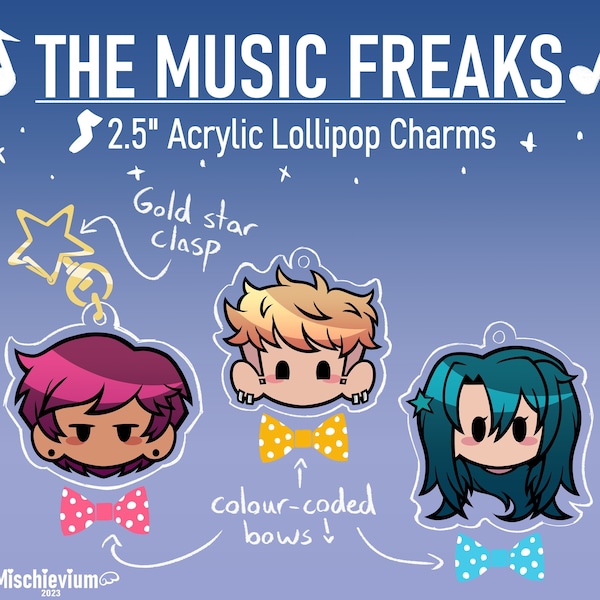 TMF - Drew, Jake, & Hailey // Acrylic Lollipop Charms