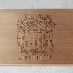 Women of the Bible Svg, Floral Book Svg, Religious Quote, Mental Health ...