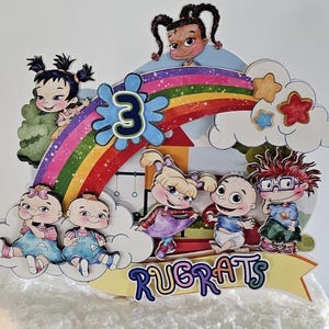 Rugrats Cake Topper - Rugrats Cake Decoration - Rugrats Party - Rugrats Birthday