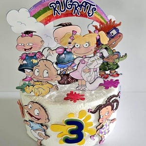 Rugrats Cake Topper - Rugrats Cake Decoration - Rugrats Party - Rugrats Birthday