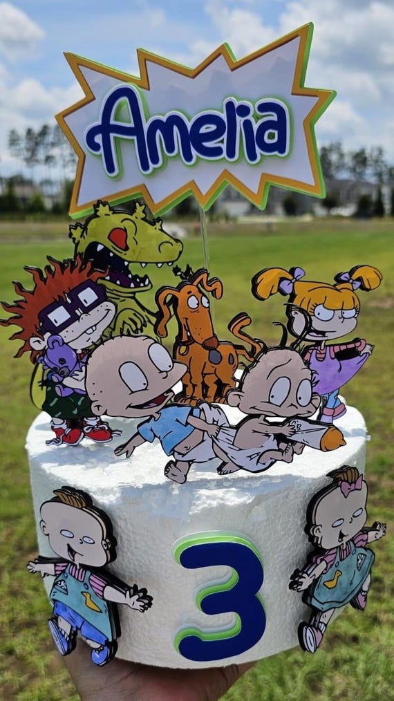 Rugrats Cartoon Rugrats Cake Pan Rugrats Cake Topper Baby Shower