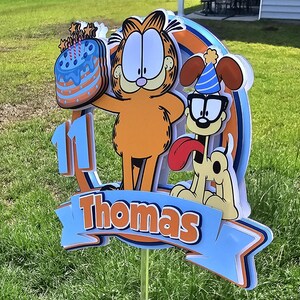 Garfield - Cake Topper - Garfield - Cake Topper - Etsy