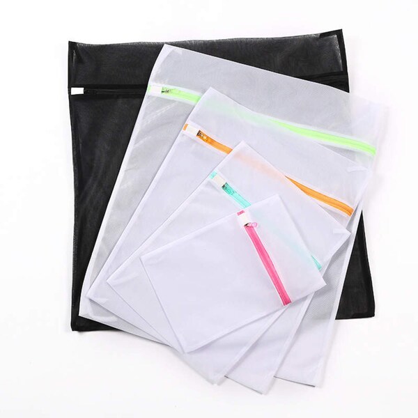 5 Pcs Laundry Bags for Washing Machine,Mesh laundry bags Large Medium Small for Washing machine,Travel Laundry Bags with zips