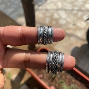 Handmade Knot Ring: Bold Sterling Silver Band