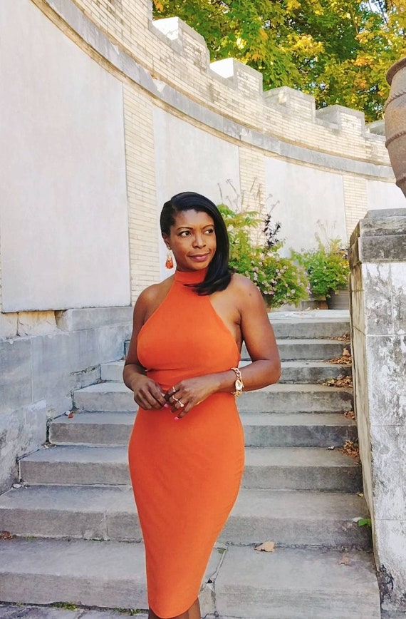 The Emily Halter Top Dress - PDF -XS - 3XL | Bodycon Dress Sewing Pattern |  Instant Download | Easy Digital PDF | Halter Neckline - Etsy