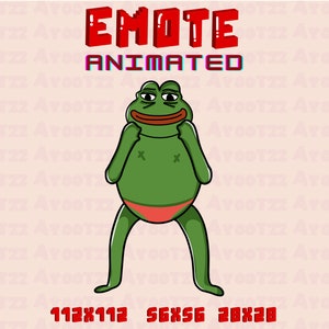 ANIMIERTE Pepe der Frosch | Twitch | Zwietracht | YouTube | Lustige Emotes | Meme | Tanzendes Emote