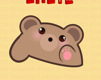 Cute Bear Bongo | Twitch | Discord | YouTube | Funny Emotes | Memes | Dancing Emote | Cute | Kitten