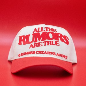 All the RUMORS are true Cotton Twill 5 Panel Baseball Caps