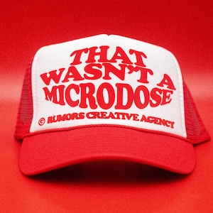 That wasn&#39;t a Microdose trendy trucker hat, adjustable fit