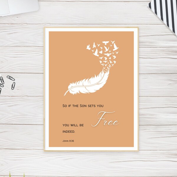 John 8 36 - Etsy