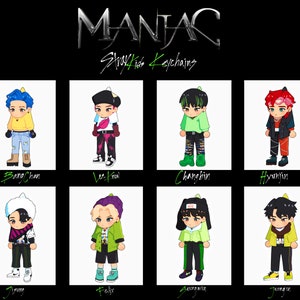 MANIAC Stray Kids Keychains